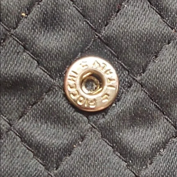 π₯Vintage Chanel Black Quilted Micro Mini Purse - Picture 8 of 12